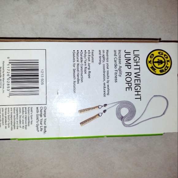GOLD'S GYM 9' JUMP ROPE NEW Exercise Workout Training Build & Tone lose weight - Picture 2 of 3